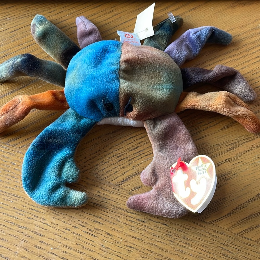 Ty Claude the Crab Beanie Baby Vintage 1996